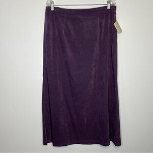 Christopher & Banks Lavender Moleskin Maxi Skirt
